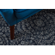 Килим Wool JADE 45008/500 Oрнамент класичний темно-синій / бежевий OSTA