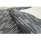 Carpet, round LIBRA graphite 165 Stripes 