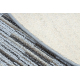 Teppe, rund LIBRA grå 109 striper