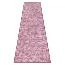 Tapis ETON PLUS cercle rose poudré, unicolore, uniforme, uni