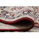 Preproga Wool JADE 45000/300 Okvir, cvetovi klasična rdeča / temno modra OSTA