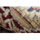 Preproga Wool JADE 45000/300 Okvir, cvetovi klasična rdeča / temno modra OSTA