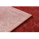 Килим Wool JADE 45005/301 Oрнамент класичний червоний / сірий OSTA