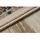 Teppich Wolle JADE 45014/133 Frame, Blumen klassisch beige / blau OSTA