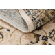 Teppich Wolle JADE 45014/133 Frame, Blumen klassisch beige / blau OSTA