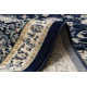 Teppich Wolle JADE 45014/530 Frame, Blumen klassisch dunkelblau / beige OSTA