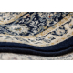 Kilimas Vilna JADE 45014/530 Rėmas, gėlės klasikinis tumši zils / smėlio spalvos OSTA