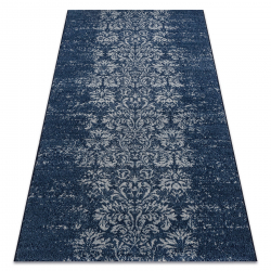 Dywan SOHO 477.11.LA100 wełniany OSTA - Boho, ramka naturalny beż / terakota