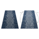 Carpet Wool JADE 45007/500 Ornament dark blue / blue OSTA