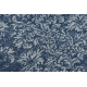 Teppich Wolle JADE 45007/500 Ornament dunkelblau / blau OSTA