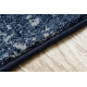 Килим Wool JADE 45007/500 Oрнамент класичний темно-синій / блакитний OSTA