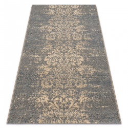 Covor de lana SOHO 477.11.LA000 OSTA - Boho, cadru, natural teracotă / gri