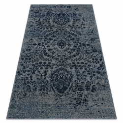 Dywan SOHO 477.15.LA103 wełniany OSTA - Ornament, ramka naturalny beż / terakota