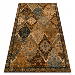 Wool carpet OMEGA Torino oriental - cognac