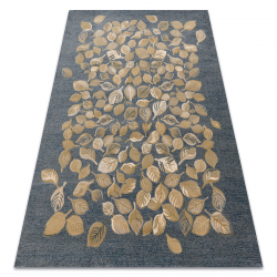 Wool Carpet ABBY 486.13.LA112 OSTA Vintage, modern green / terracotta