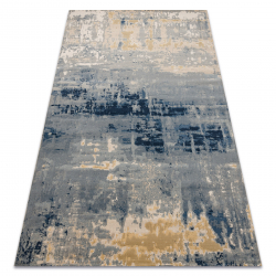 Wool Carpet SOHO 477.27.LA301 OSTA - Rhombus, frame geometric natural terracotta / beige