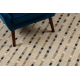 Teppich Wolle JADE 45023/100 Streifen beige / blau OSTA