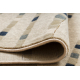 Carpet Wool JADE 45023/100 Stripes beige / blue OSTA