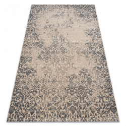 Wool Carpet SOHO 477.26.LA300 OSTA Ornament, frame natural terracotta / beige