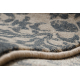 Teppich Wolle JADE 45016/100 Ornament vintage beige / blau OSTA