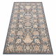 Teppich Wolle JADE 45009/900 Rahmen, Blumen klassisch beige / blau OSTA