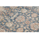 Килим Wool JADE 45009/900 Каркас, квіти класичний червоний / темно-синій OSTA