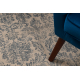 Килим Wool JADE 45015/600 Oрнамент класичний бежевий / темно-синій OSTA