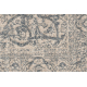 Килим Wool JADE 45018/100 Oрнамент, каркас класичний бежевий / темно-синій OSTA