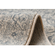 Teppich Wolle JADE 45018/100 Ornament, Rahmen beige / blau OSTA