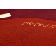 Teppich AMBIENTE 8432/91 Kreis Weinrot