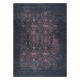 ANDRE 1013 mazgāšanas paklājs Ornaments vintage pretslīdēšana - melns / terakota 