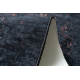ANDRE 1013 Tapete Ornamento, vintage antiderrapante - preto / terracota 