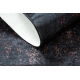 ANDRE 1013 πλύσιμο χαλί Στολίδι, εκλεκτό αντιολισθητικό - μαύρο / τερακότα 