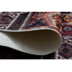 ANDRE 2305 washing carpet Oriental patchwork anti-slip - claret / brown 