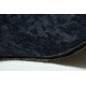 ANDRE 1058 mosható szőnyeg Dísz, vintage csúszásgátló - fekete / kék 