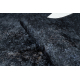 ANDRE 1058 Tapete Ornamento, vintage antiderrapante - preto / azul 