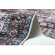 ANDRE mycí kobereček Ornament 1826 vintage protiskluz - hnědá / modrý