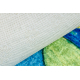 BAMBINO 2265 mosható szőnyeg tér űrrakéta gyerekeknek csúszásgátló - kék