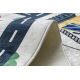 BAMBINO 2223 tapijt wasbaar Straten, auto's voor kinderen antislip - room