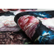 ANDRE 1629 mosható szőnyeg virágok vintage csúszásgátló - fekete / bézs