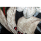 Tappeto in lana SOHO 477.08.LA300 OSTA Ornamento, cornice naturale terracotta / beige