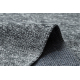 Koberec FLORENCE 24021 Jednofarebný, glamour, plocho tkaný, strapce - sivý