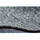 Килим FLORENCE 24021 Одноколірний, гламур, гладке плетіння, бахрома - сірий