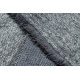 Килим FLORENCE 24021 Одноколірний, гламур, гладке плетіння, бахрома - сірий