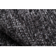 Μοκέτα FLORENCE 24021 Μονόχρωμη, γκλάμουρ, επίπεδη ύφανση, κρόσσια - ανθρακίτης