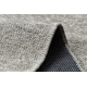 Carpet FLORENCE 24021 One-colour, glamour, flat woven, fringes - beige