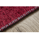 Carpet FLORENCE 24021 One-colour, glamour, flat woven, fringes - red