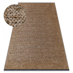 Alfombra de pasillo con refuerzo de goma LOTUS FERNS 45270 Hojas gris / oro lavable 