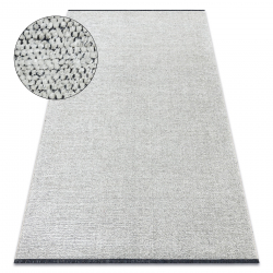 Alfombra de pasillo con refuerzo de goma LOTUS SMOOTH 52420 Melange beige lavable 