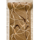 Alfombra de pasillo KARMEL FRYZ - CHOCO marrón claro 70 cm